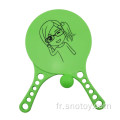 Enfants Racket de tennis de plage en plastique en plastique avec balle